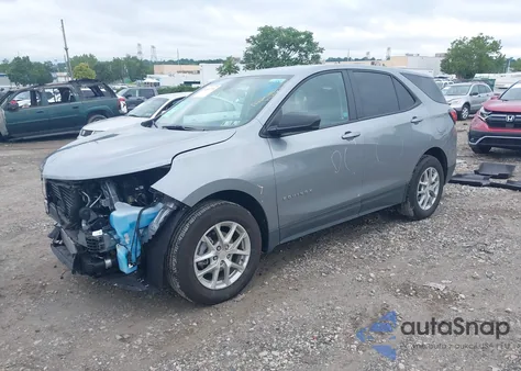 2024 Chevrolet Equinox Fwd Ls из США, поврежденный, VIN 3GNAXHEG4RL199498